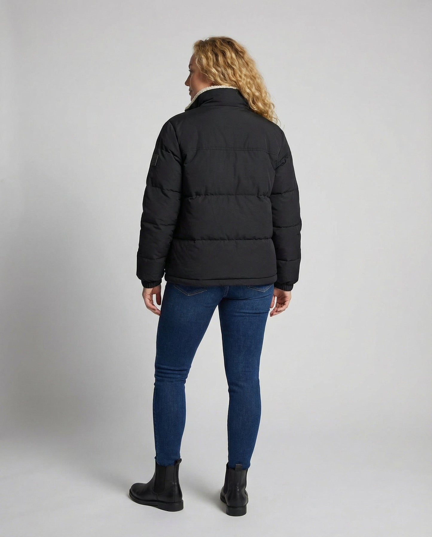 Damen Steppjacke Gefüttert Winterjacke