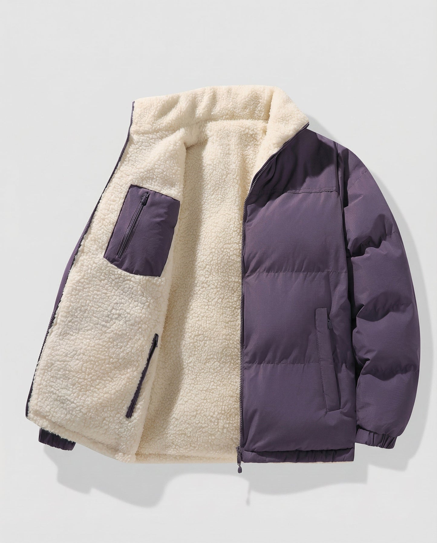 Damen Steppjacke Gefüttert Winterjacke