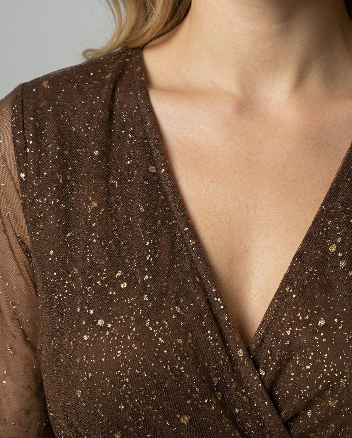 Damen Cocktailkleid Schimmernd