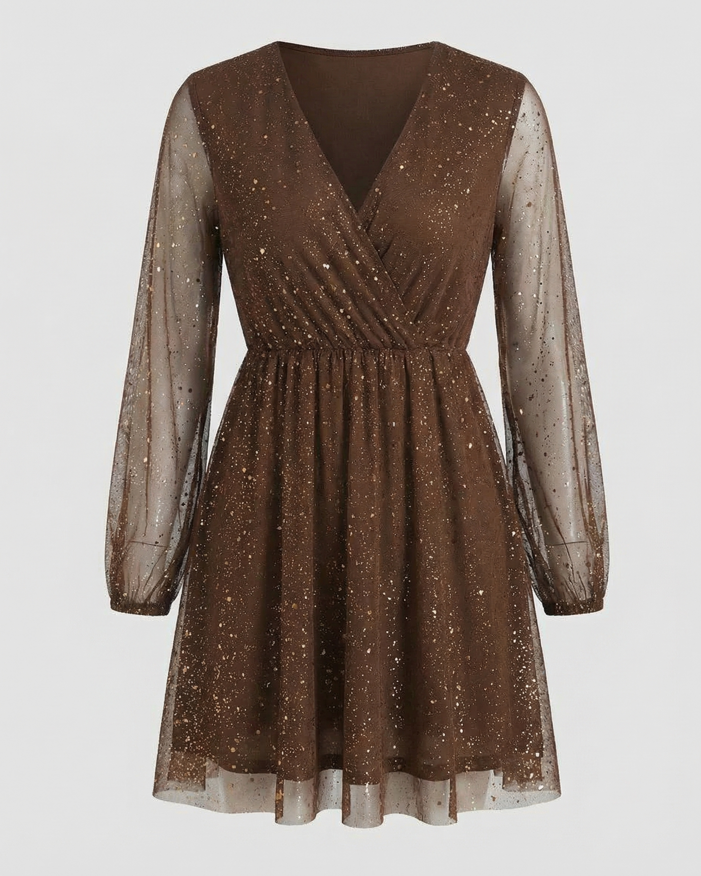 Damen Cocktailkleid Schimmernd