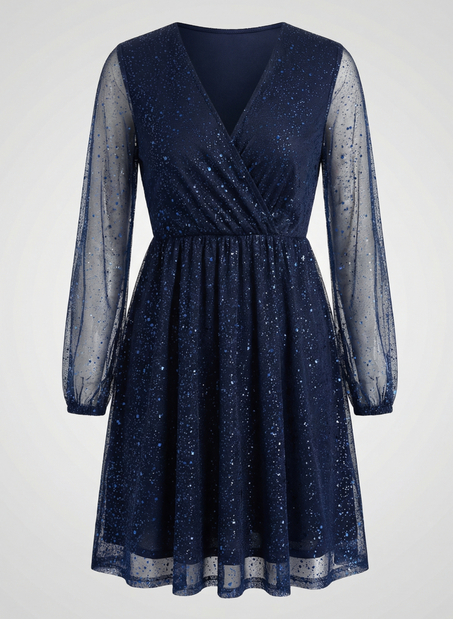 Damen Cocktailkleid Schimmernd