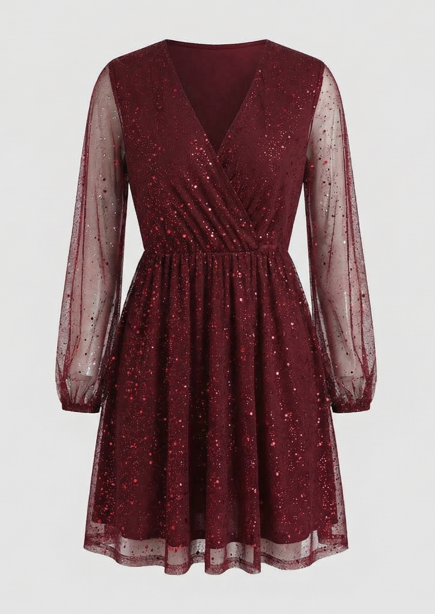 Damen Cocktailkleid Schimmernd