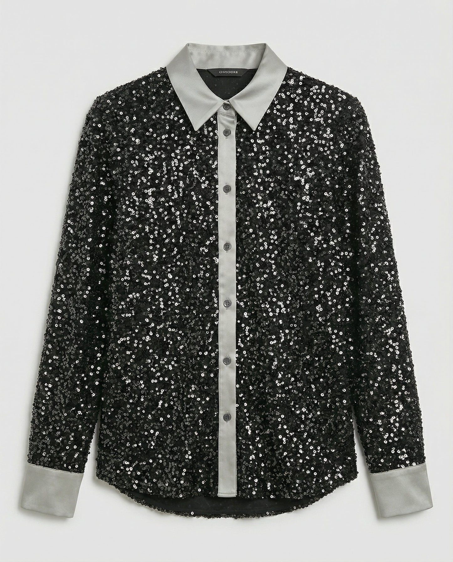 Damen Paillettenbluse Glitzernd