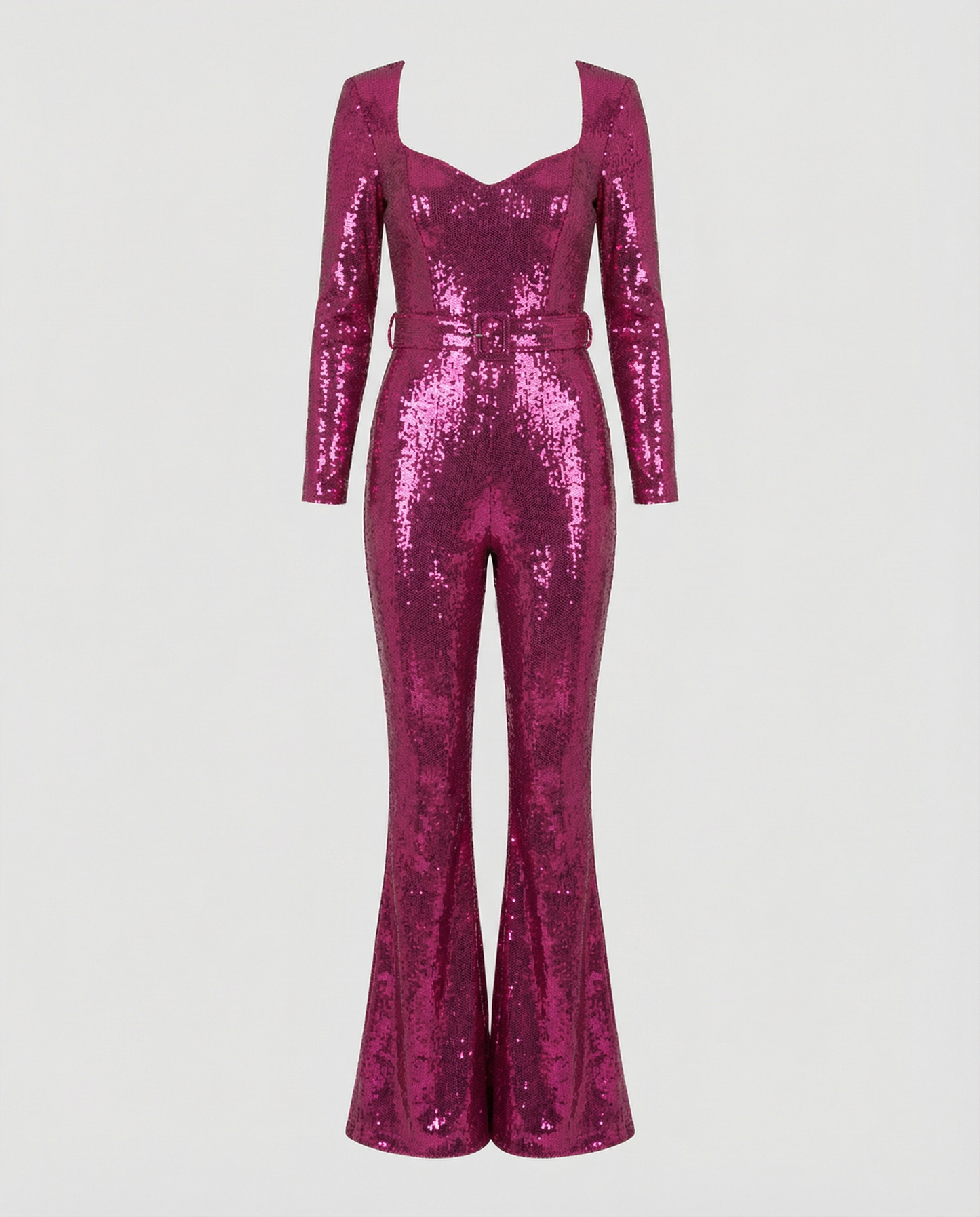Damen Pailletten Jumpsuit Glitzer