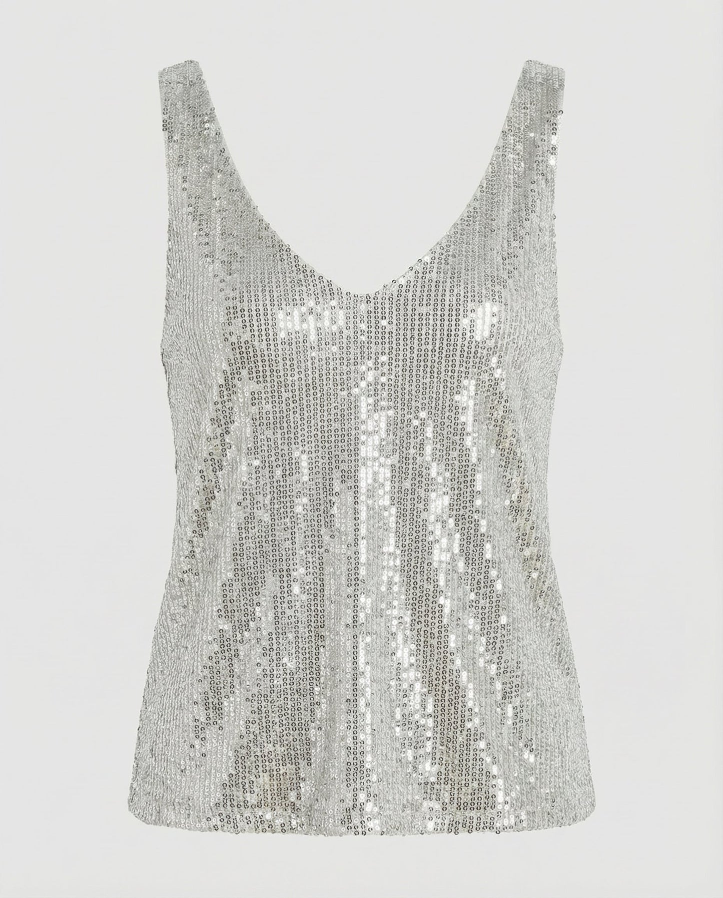 Damen Oberteil Glitzernd