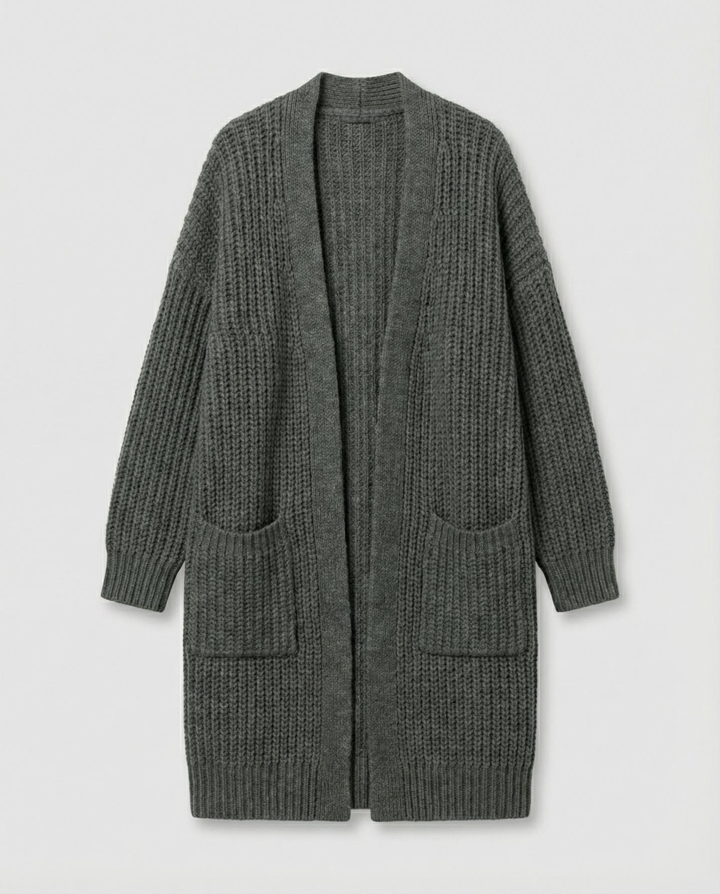 Damen Oversized Strickmantel