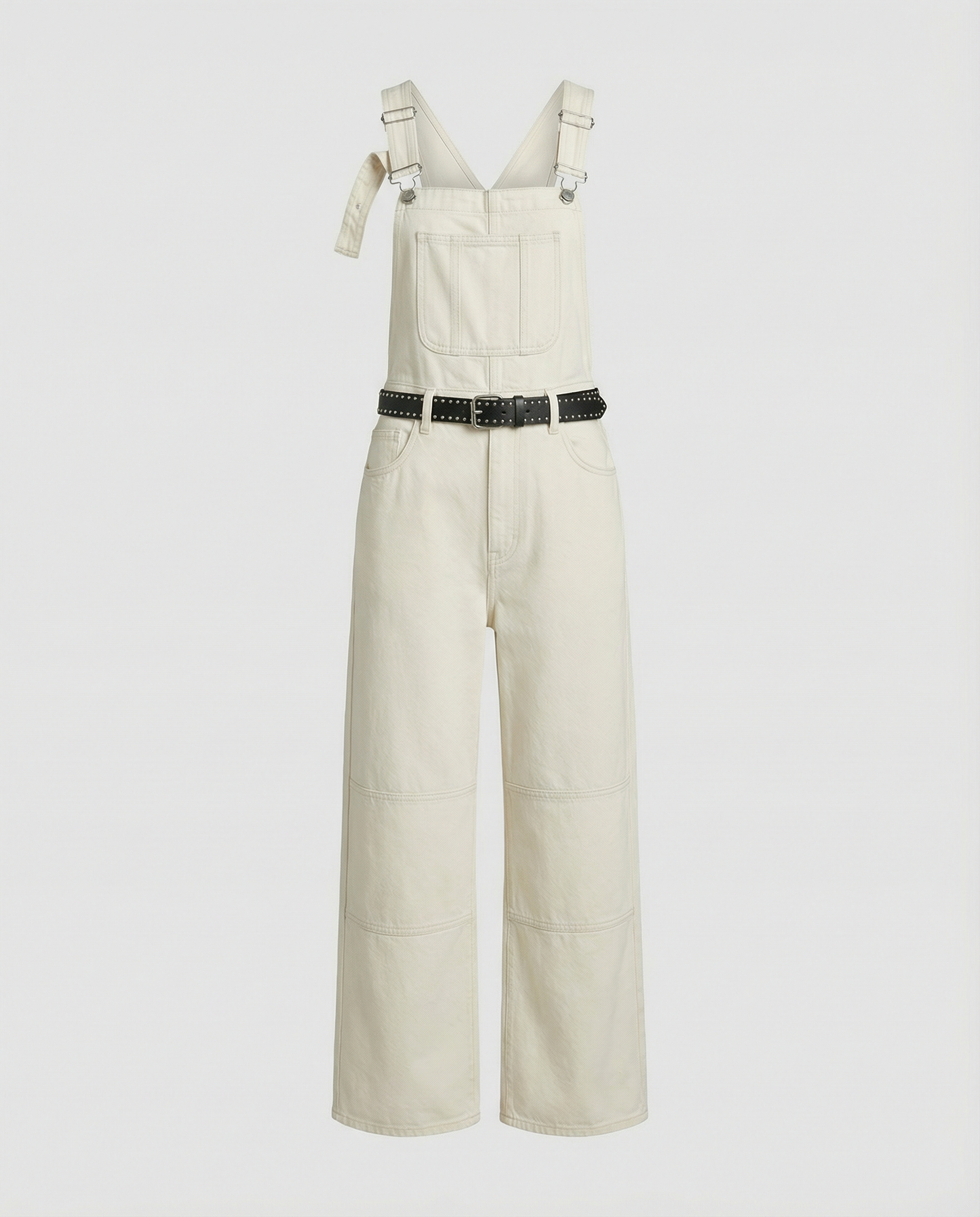 Damen Denim Latzhose Weitbein