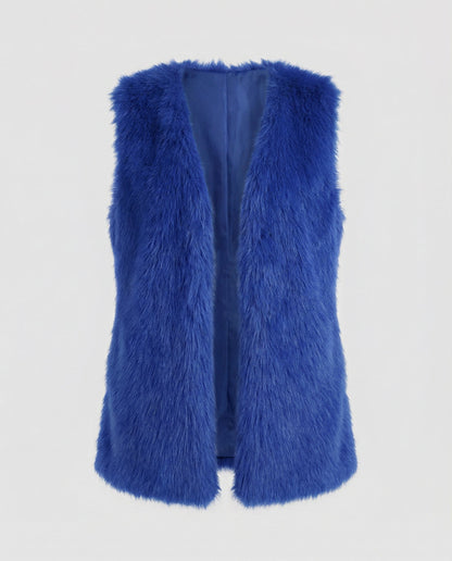 Damen Kunstfellweste