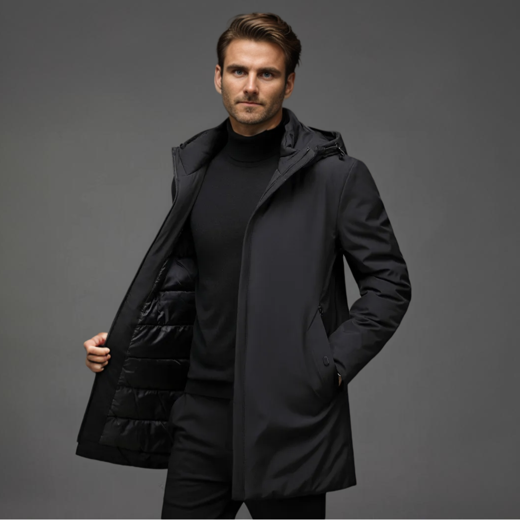 Herren Winterjacke Kapuze Funktionale Ausführung