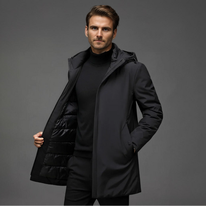 Herren Winterjacke Kapuze Funktionale Ausführung