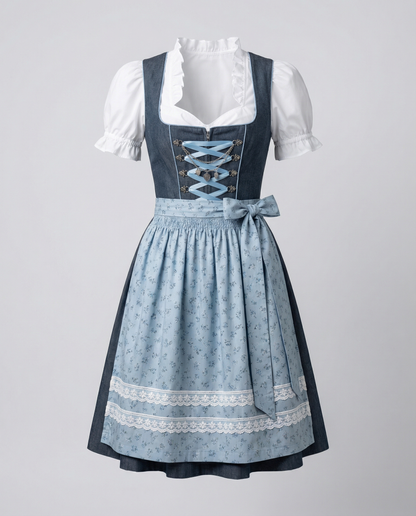 Damen Dirndl Elegantes Trachtenmode