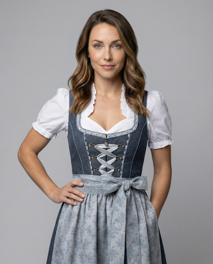Damen Dirndl Elegantes Trachtenmode