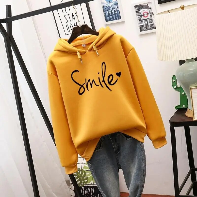 Norvielle Damen Hoodie Pullover Kapuze Grau