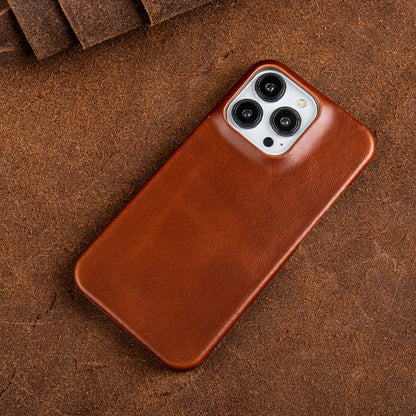 Lederhülle für Apple iPhone Ölwachs Echtes Leder