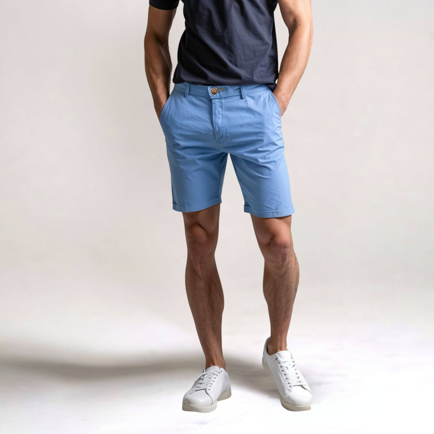 Herren Chino Shorts Lässig Beige - Norvielle