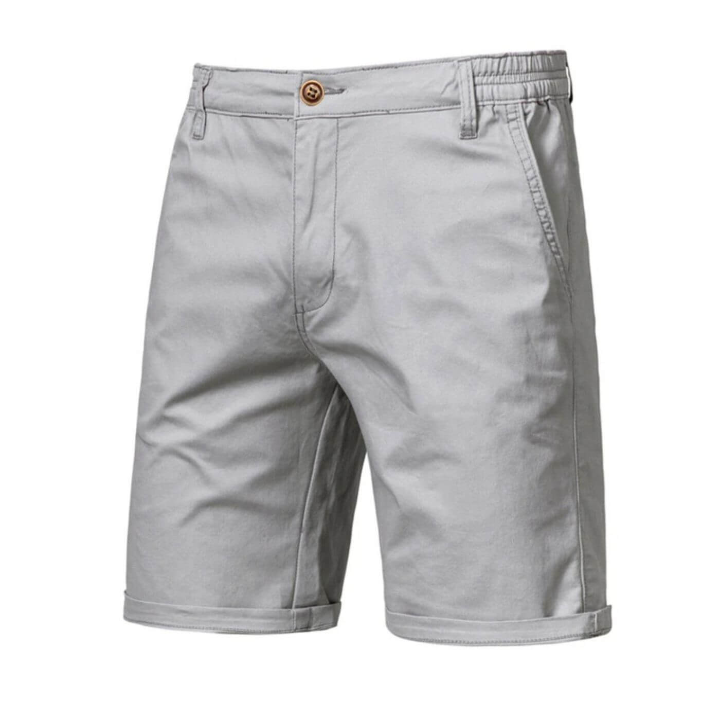 Herren Chino Shorts Lässig Beige