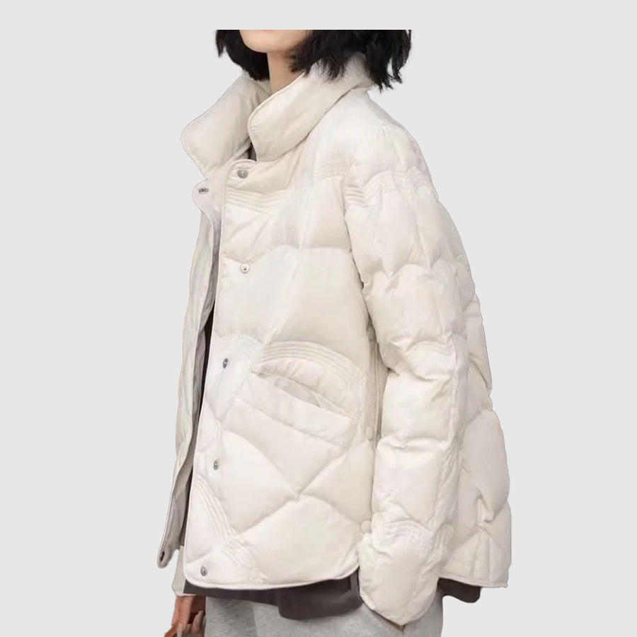 Norvielle Damen Gesteppte Winterjacke Warm