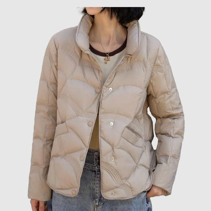 Norvielle Damen Gesteppte Winterjacke Warm