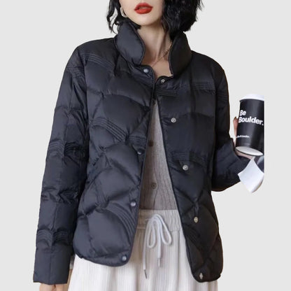 Norvielle Damen Gesteppte Winterjacke Warm