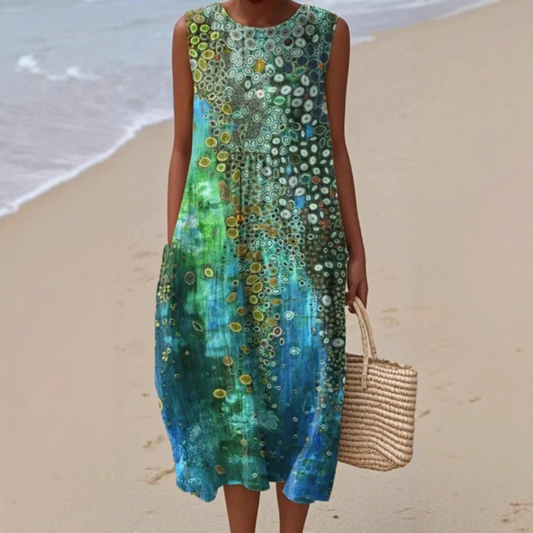 Ärmelloses Damen-Sommerkleid - Norvielle