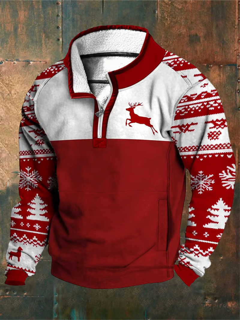 Lars Damen Weihnachts-Pullover Fleece-Futter Warm - Norvielle