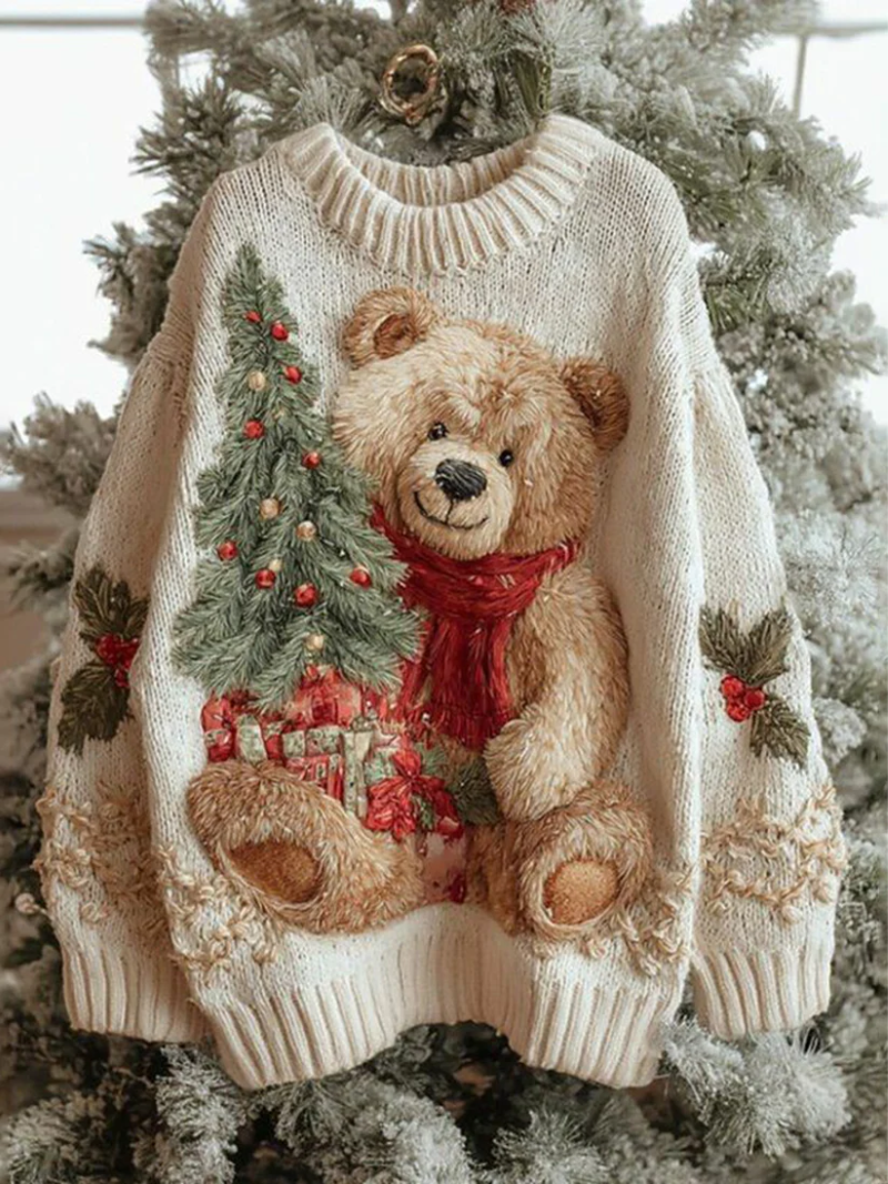 Damen Weihnachtspullover Festlich - Norvielle