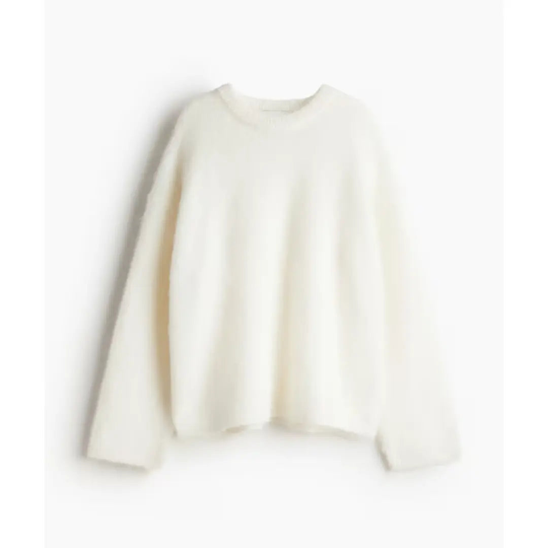 Damen Oversized Pullover Mohairmix - Norvielle