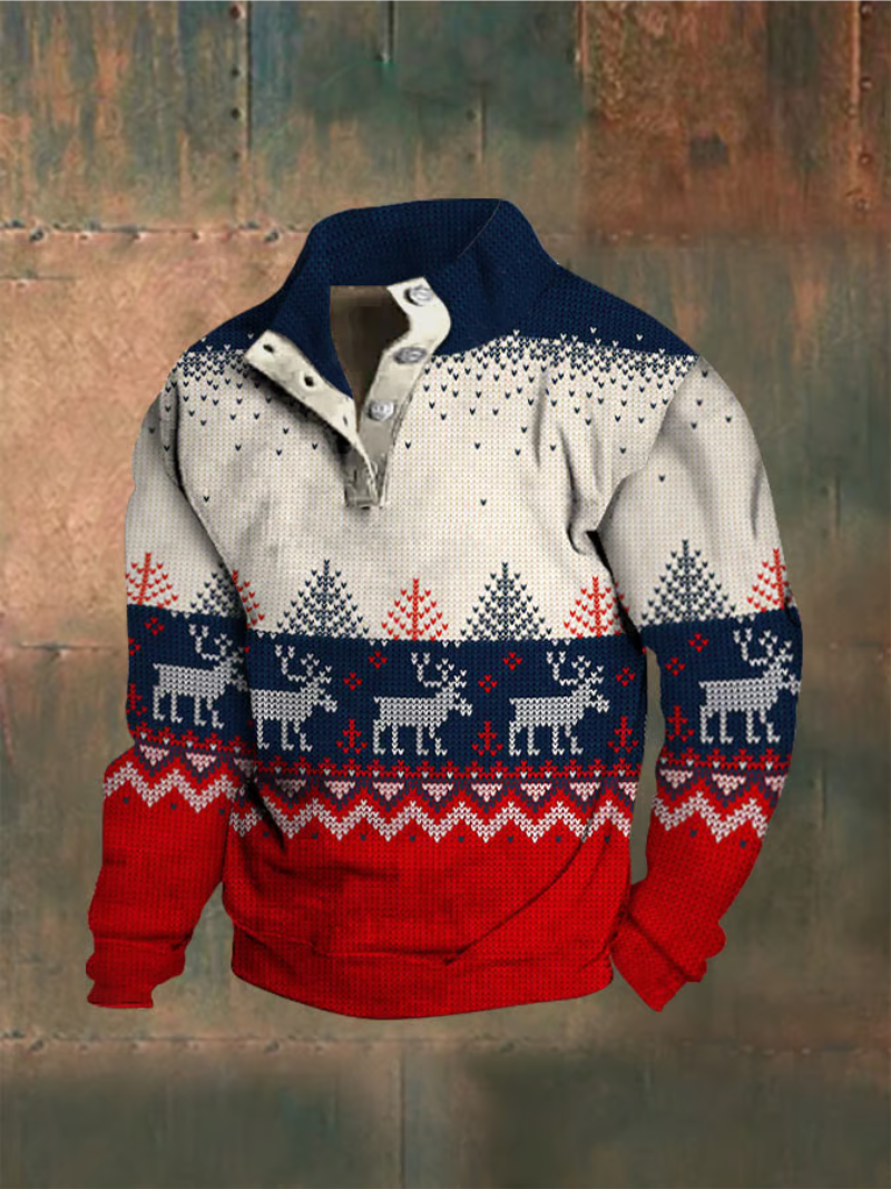 Rafael Damen Strickpullover Skandinavisches Muster - Norvielle
