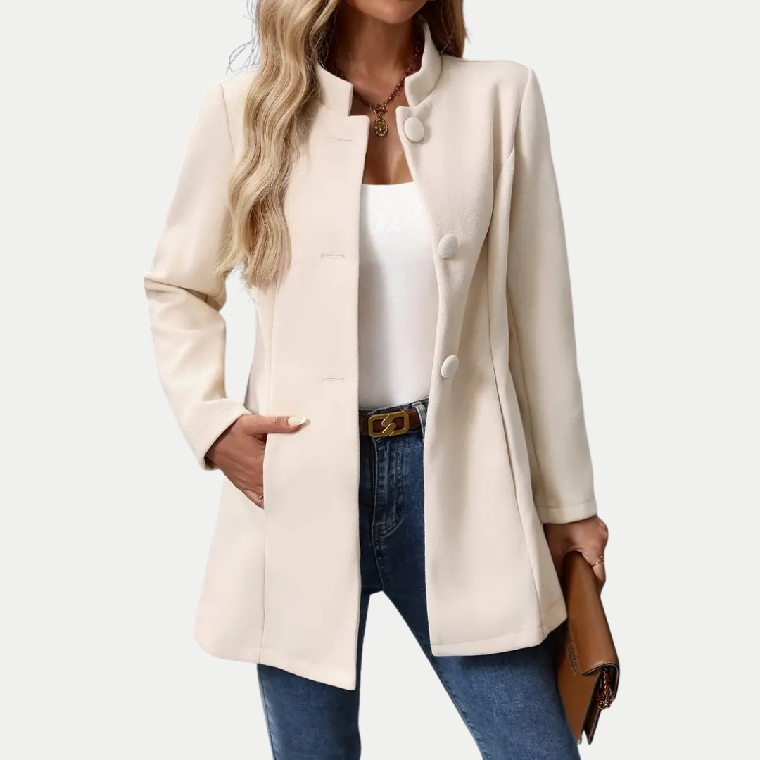 Elegante Damenjacke Zeitlos Schwarz - Norvielle