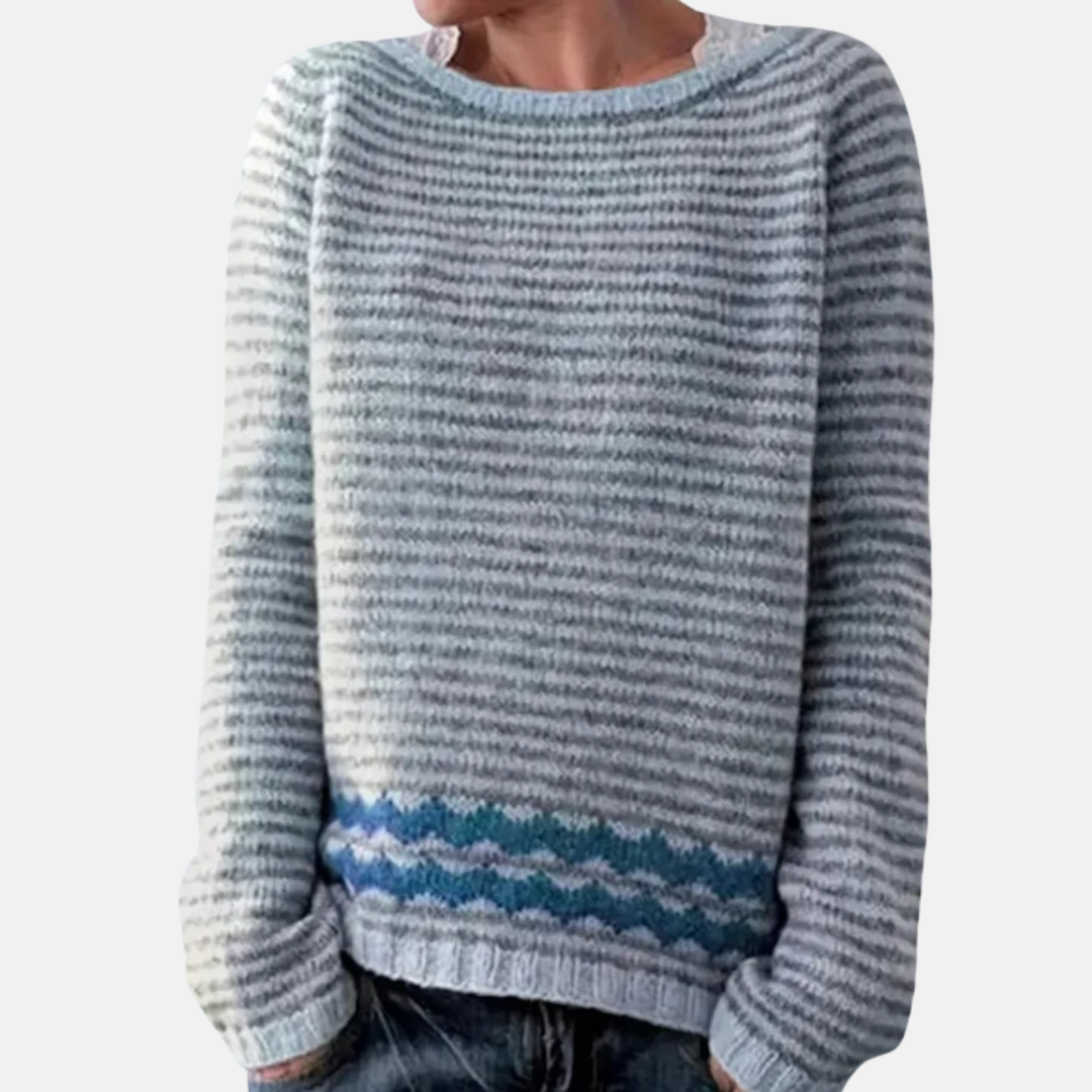 Damen Pullover Bequem Elegant - Norvielle
