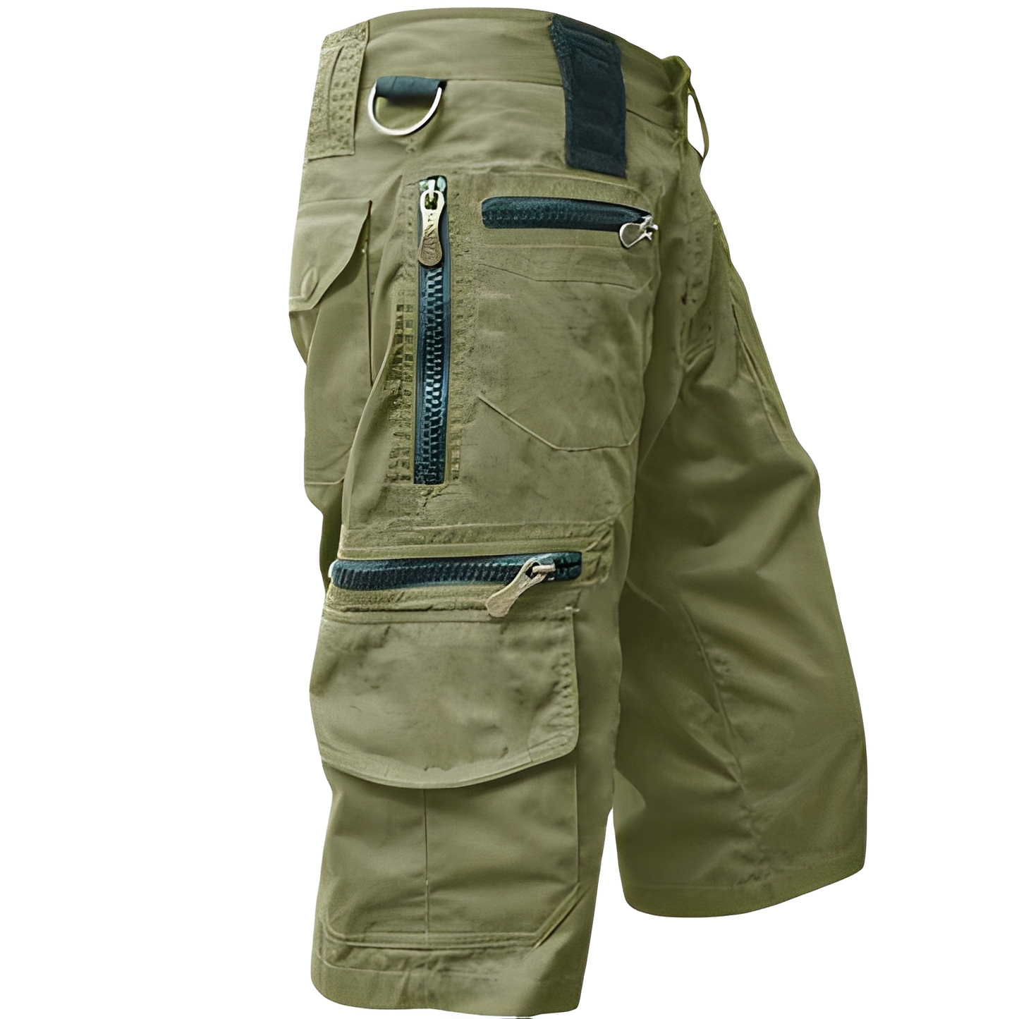 Herren Cargo Shorts Leicht Baumwolle Beige - Norvielle