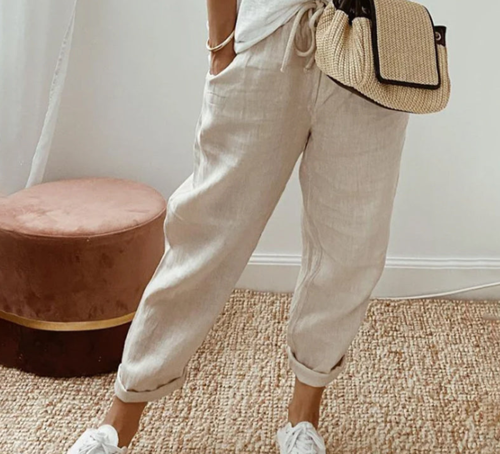 Damen Leichte Hosen Bequem Stretch - Norvielle