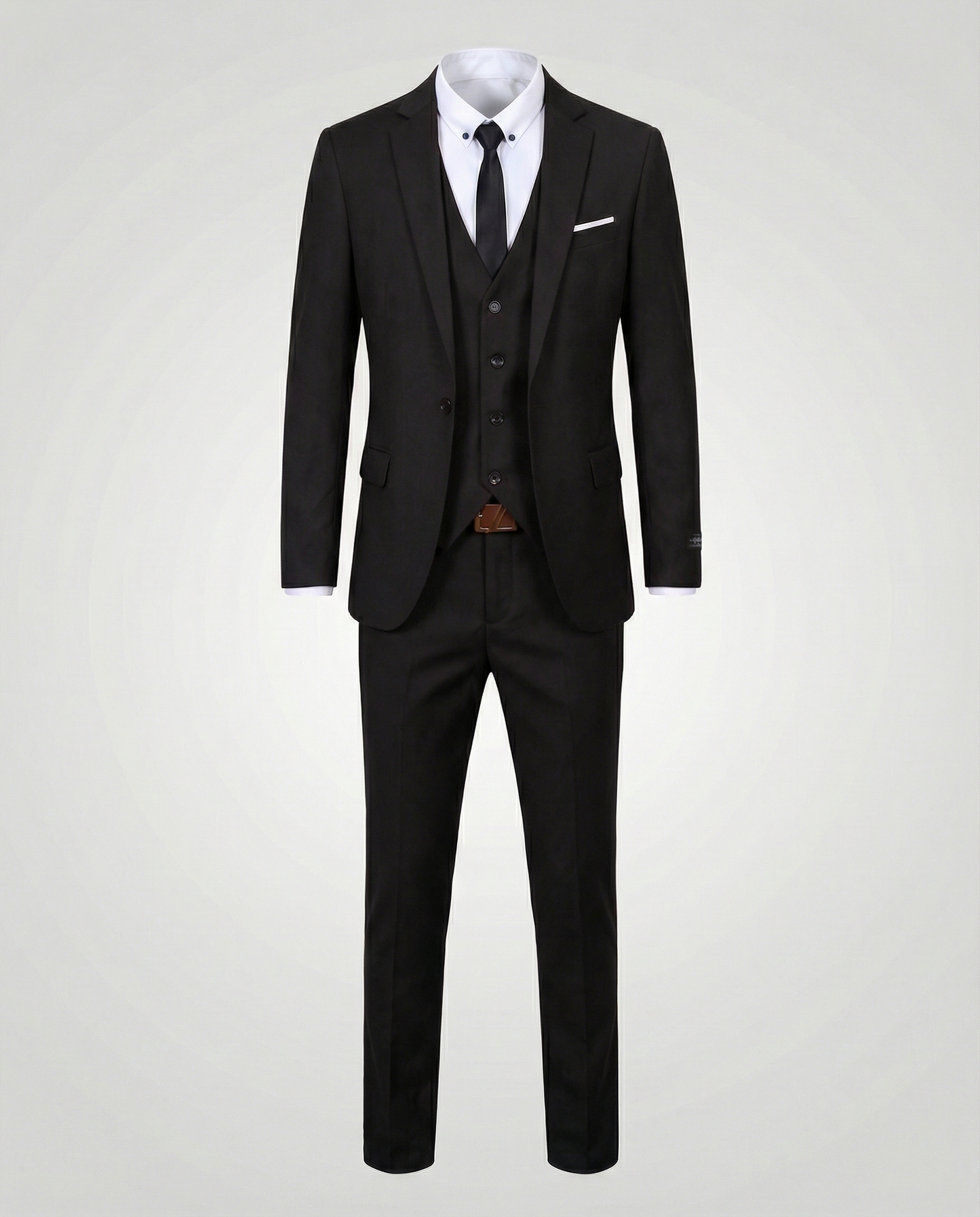 Herren 3-Teilig Anzug Elegant