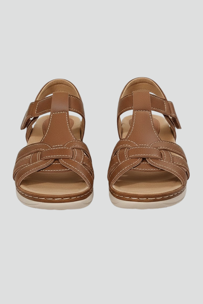 Damen Riemchensandalen Offene Spitze - Norvielle