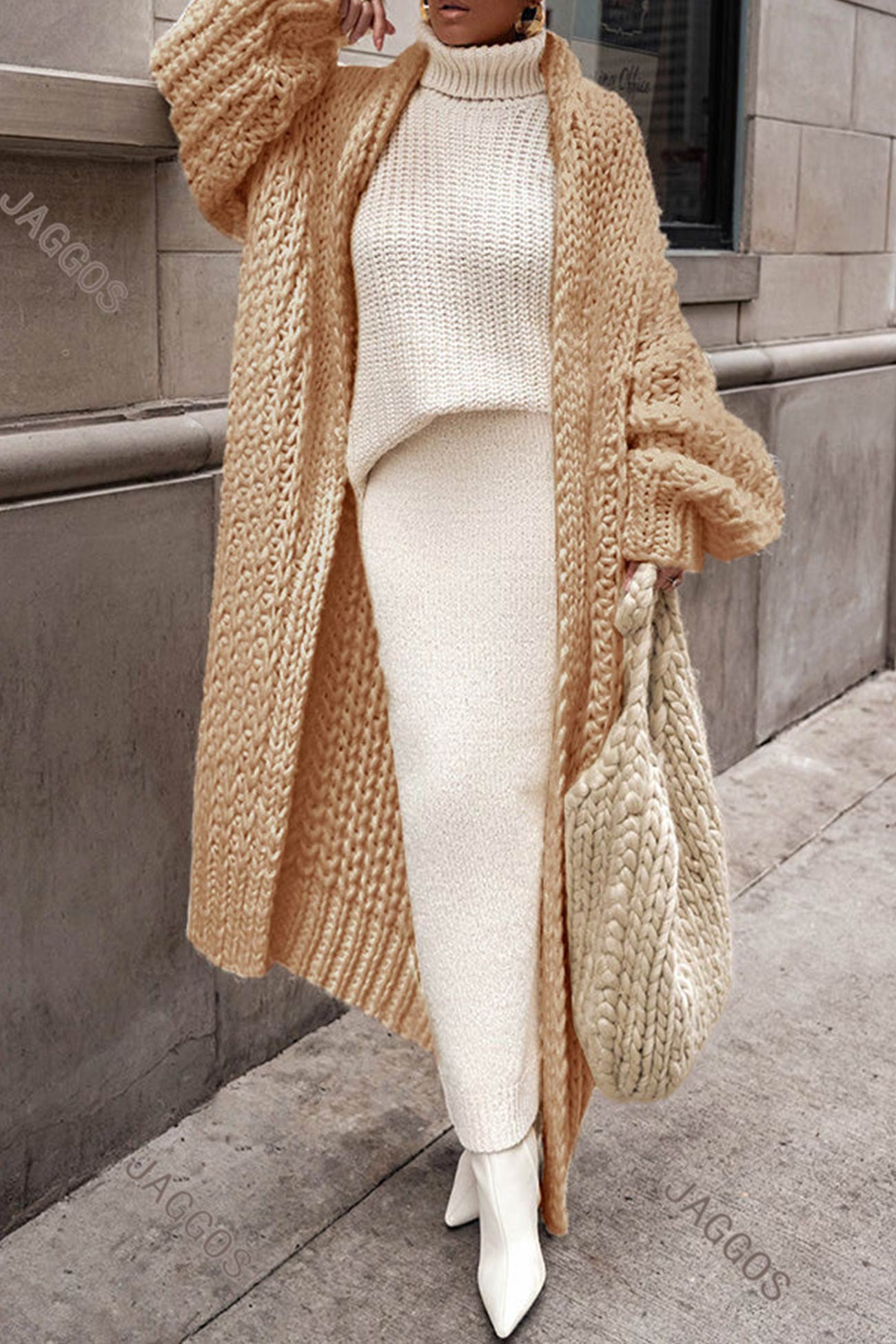 Damen Wintercardigan Bequem Stilvoll