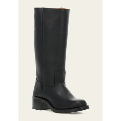 Lulu Damen Stiefel Eckige Spitze Hoher Schaft Stabiler Absatz