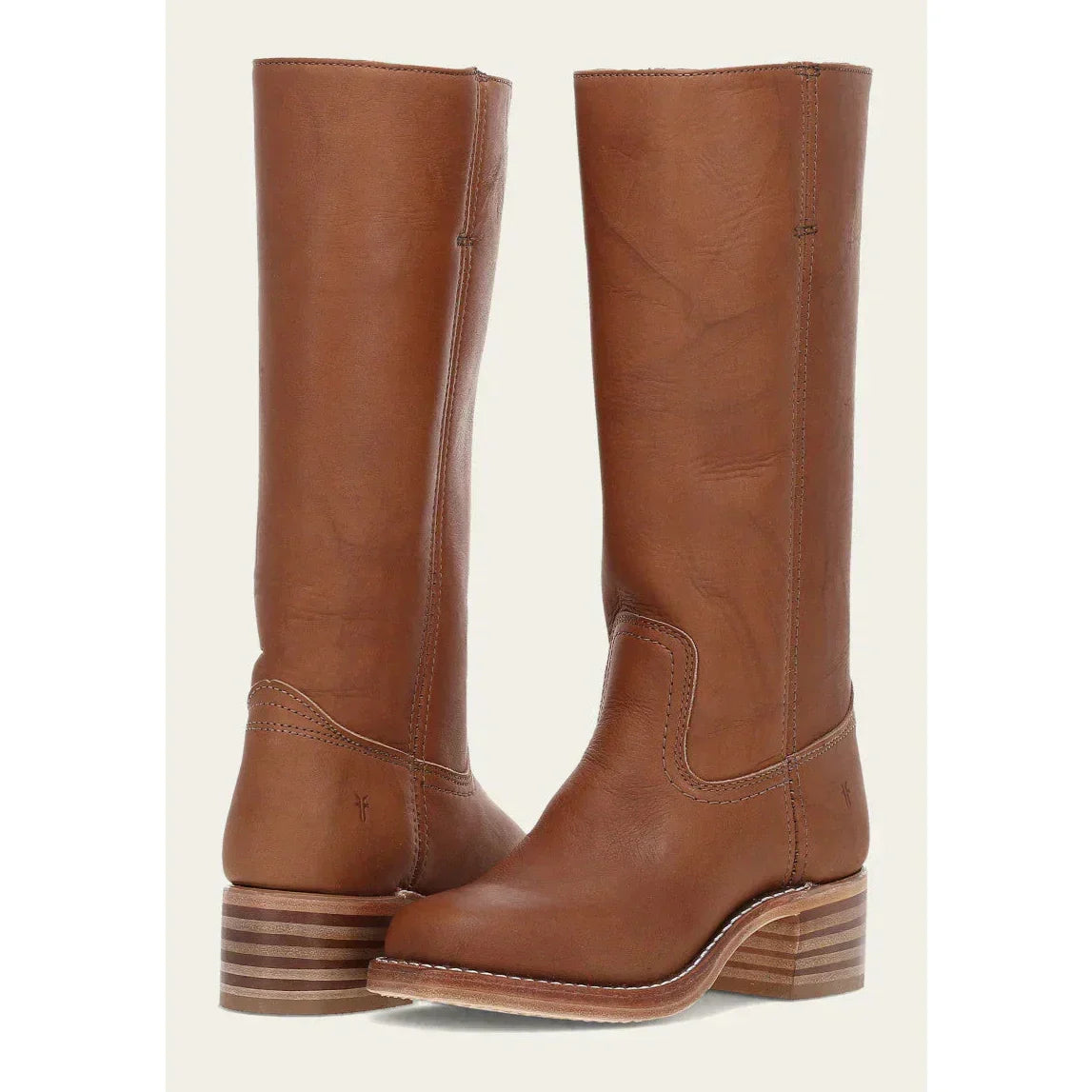 Lulu Damen Stiefel Eckige Spitze Hoher Schaft Stabiler Absatz