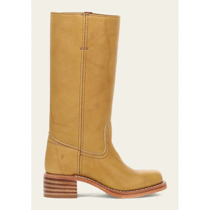 Lulu Damen Stiefel Eckige Spitze Hoher Schaft Stabiler Absatz
