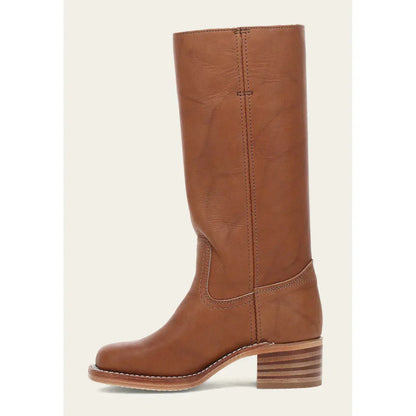 Lulu Damen Stiefel Eckige Spitze Hoher Schaft Stabiler Absatz