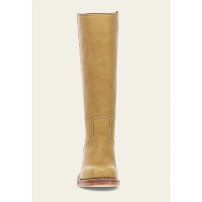 Lulu Damen Stiefel Eckige Spitze Hoher Schaft Stabiler Absatz