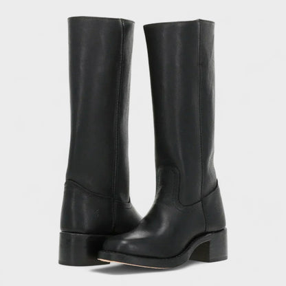 Damen Cowboy Stiefefeletten Plateau
