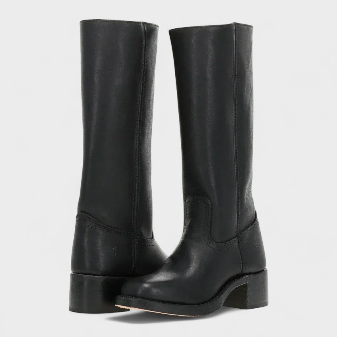Damen Cowboy Stiefeletten Plateau