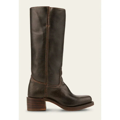 Lulu Damen Stiefel Eckige Spitze Hoher Schaft Stabiler Absatz