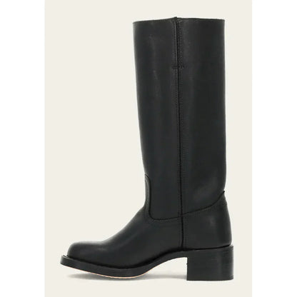 Lulu Damen Stiefel Eckige Spitze Hoher Schaft Stabiler Absatz