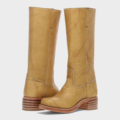 Damen Cowboy Stiefefeletten Plateau