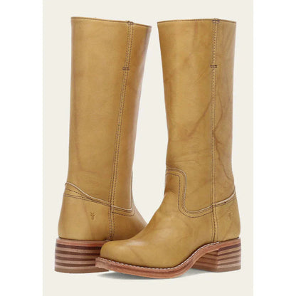 Lulu Damen Stiefel Eckige Spitze Hoher Schaft Stabiler Absatz