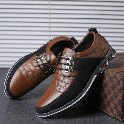 Orthopädische Schuhe - Leder - Slipper - Wanderschuhe - Herrenschuhe-Braun-38-Chaps Herrenmode