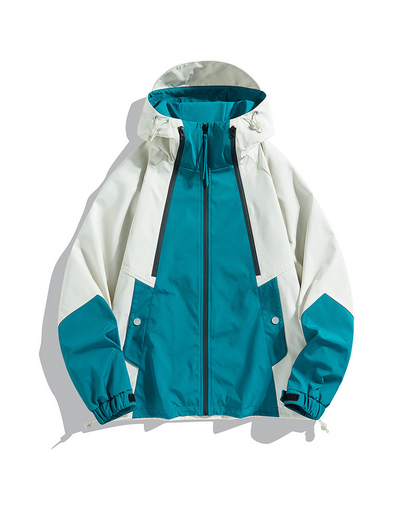 Unisex Regenjacke Mit Kapuze Wasserdicht