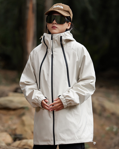 Unisex Regenjacke Mit Kapuze Wasserdicht