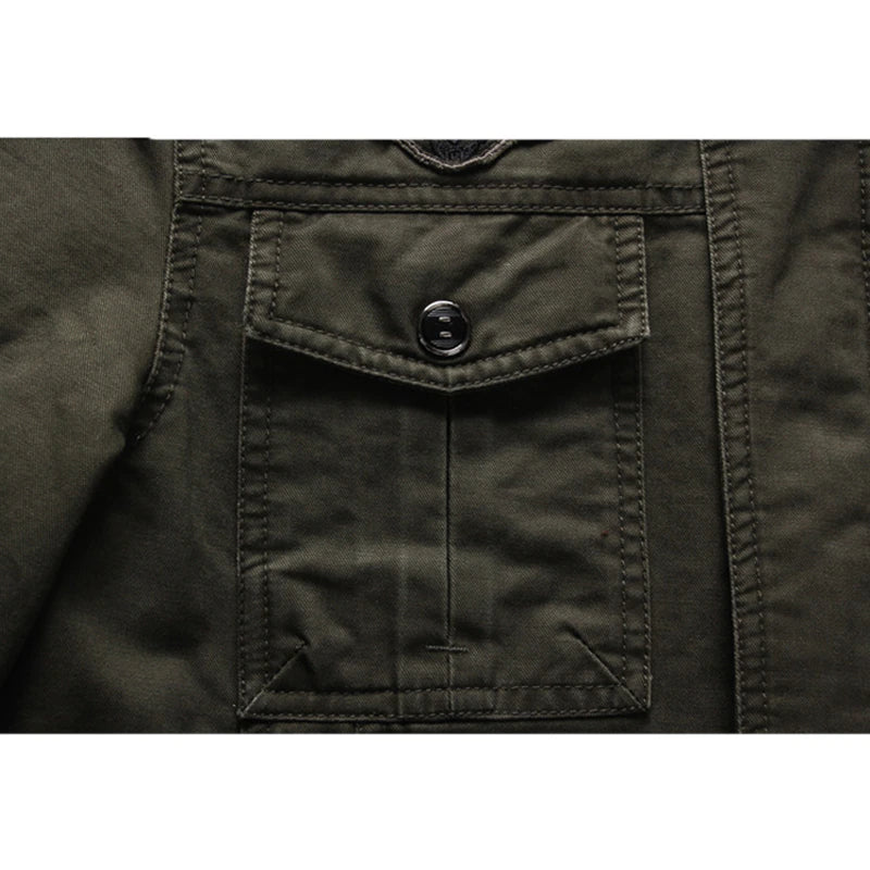 Outdoor-Jacke | Reißverschluss | Taschen | Parka-Jacke | Herren-Jacke-Chaps Herrenmode